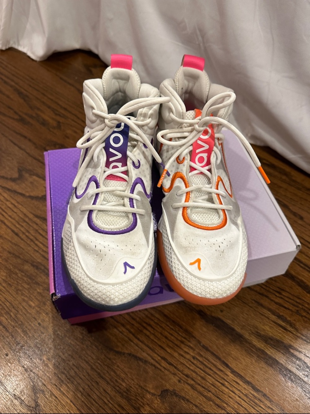 Avoli Mid Sunrise Sunset volleyball shoes women’s 7.5 - Picture 2 of 6